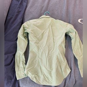 Green slim fit Ralph Lauren button down Oxford